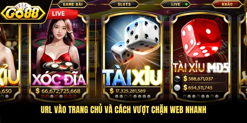 URL vào trang chủ và cách vượt chặn web nhanh